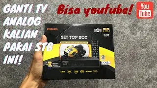 REVIEW & UNBOXING SET TOP BOX TV DIGITAL EVERCOSS 2022