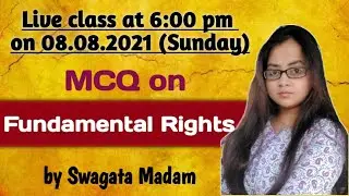 MCQ on Fundamental Rights | BY Swagata Madam
