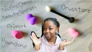 Testing Poundland, Primark, Flutter, B.  Blending Sponges Beauty Blender Dupes