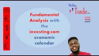 Fundamental analysis with the investing.com economic calendar.