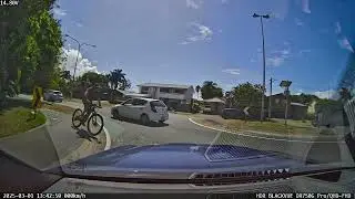 Not Keeping Left - Taking the Roundabout the Wrong Way on a Bike (1-Mar-2025)