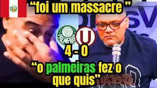 UAU! MIDIA PERUANA FICOU CHOCADA COM O PALMEIRAS 