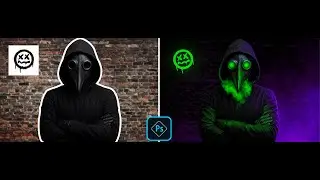 Speed Art | Toxic Raven (Photoshop) #speedart  #photoshop  #digitalart  #artprocess