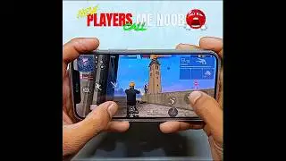 3 finger Custom Hud Free fire handcam gameplay 🔥👑 #pubg