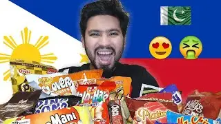 PAKISTANI TRYING FILIPINO SNACKS