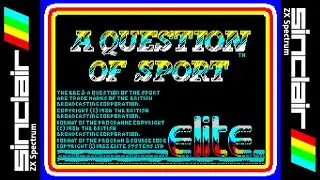 A QUESTION OF SPORT -=Classic Gaming=- Walkthrough, ZX Spectrum