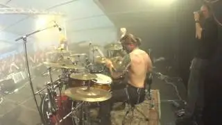 Thyrane - Crushing defeat of the triune godhead (live drumcam)