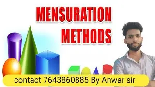 Mensuration 2d all formula derivation by Anwar sir 