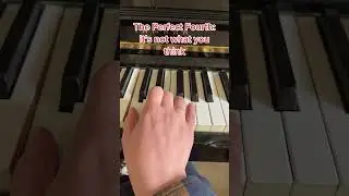 The Perfect Fourth: It's Not What You Think #musicintervals #musictheory #musictheorylesson