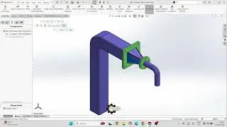 Square Pipe to round pipe connector reducer// Solidwor6 #shorts #design #solidworks #manufacturing