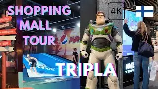 Helsinki 4K Shopping Mall Tour - MALL OF TRIPLA - 2025 Finland