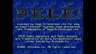Pel&eacute;!. [Mega Drive - Accolade, Radical Entertainment]. (1993). Full Manchester Tournament Play.