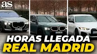 REAL MADRID | Las HORAS en la que llegan los JUGADORES a VALDEBEBAS