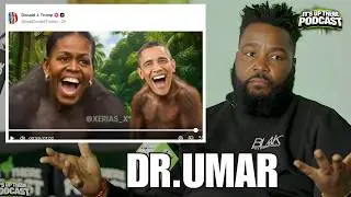 Dr. Umar Johnson Finally BREAKS SILENCE on Trump Posting the Obamas as Monkeys!
