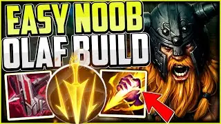 Olaf Jungle ULTIMATE NOOB JUNGLE BUILD👌 + Best Runes/Jungle Route - League of Legends
