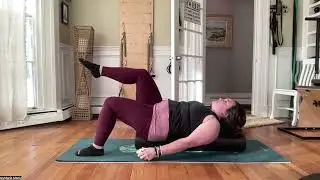 Crimson Equinox: Essential Pilates Flow channeling the High Priestess Archetype.