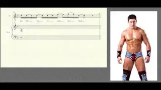Wrestling Piano Theme Sheet Music - 