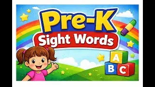 Pre-K Sight Words | Lesson 1 through 4