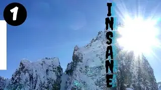 Insane First Person Parkour in Ice Climbing - Solo Eisklettern