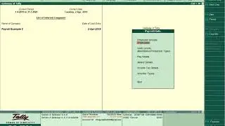 8.9 Creating Employee Details and Defining Salary Structure | Tally ERP 9 Full Tutorial in English