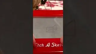 HOW TO Make A PERFECT Cube on an Etch a Sketch!