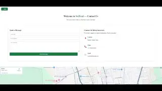 Responsive Contact Us Page Design using Html,  CSS, PHP | HTML Responsive Web Page Design
