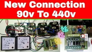 Automatic Stabilizer Connection ||90v To 440v  New Microcontroller Kits