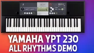 Yamaha YPT-230 Rhythms Demo | Amazing Beats & Styles Test | Keyboard Sound Review