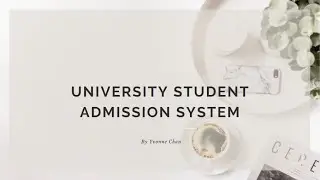 University Student Admission System