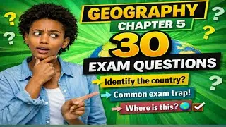 🌍 Geography Freshman Chapter 5 | 30 Real-Life Questions with Explanation | WOW!