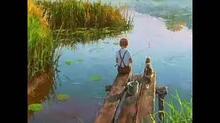 Деревенская идиллия. Художник Дмитрий Лёвин.
