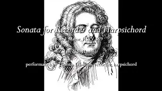 Handel: Sonata for Recorder and Harpsichord in F Major (HWV 369)