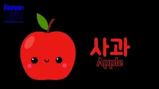100 Fruits in Korean with Study Music | Beginner Korean Lessons