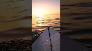 THE MOST BEAUTIFUL SUNRISE&hellip; WHILE SURFING 😍