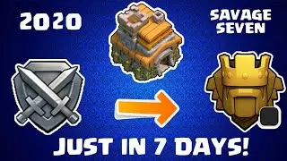 COC TOWN HALL 7 LEGEND PUSH 2020|TH7 DRAGON ATTACK STRATEGY 2020| TH7 TITAN PUSH 2020|Savage Seven