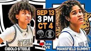 College Coaches WATCHING 👀 Cibolo Steele vs Mansfield Summit | Scholarships on the Line 🎓 | LIVE