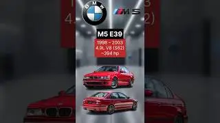 The Evolution of BMW M5 Over the Years #bmw #car #mercedes  #speed#amg #mpower#automobile #m5