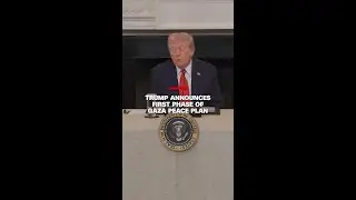 Trump announces first phase of Gaza peace plan