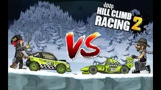 Hill Climb Racing 2 FORMULA VS RALLY CAR - Snow Castle World Record 47.5s