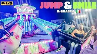 JUMP&SMILE Giostre 2024 Rides 🇮🇹 Lunapark 4K Reggio calabria