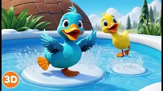 Duckling Dodo&rsquo;s Ice Flip Fail 🦆❄️🤸 | 3D Animated Nursery Rhyme for Kids