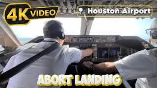 🚨 BOEING 747 GO-AROUND at JUST 200 FEET! Runway Obstructed | Real Cockpit Footage
