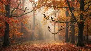 🍂 1 Hour of Autumn Song Birds - Eastern Phoebe Birdsongs for Relaxation & Focus