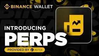 Perpetual Futures Trading on Binance Wallet (Web), Provided by Aster