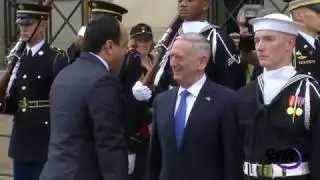 Mattis Meets With Qatari Defense Minister