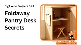 Pantry Door Pull Down Laptop Desk Conversion Tips