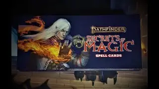 Pathfinder Secrets of Magic Spell Cards Unboxing and Review