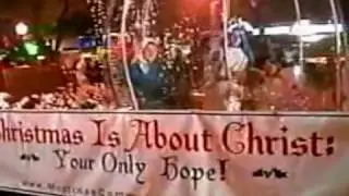 Montrose Christmas Parade Church Float