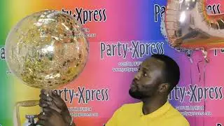 PARTY XPRESS-HOW TO INFLATE A BUBBLE BALLOON & INSERT CONFETTI PART1