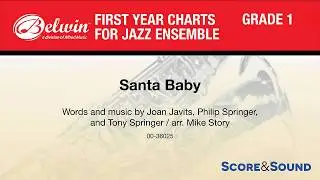 Santa Baby, arr. Mike Story &ndash; Score & Sound